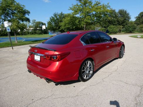 Used 2019 INFINITI Q50 Red Sport 400 w/ Sensory Package AWD/4WD image 5