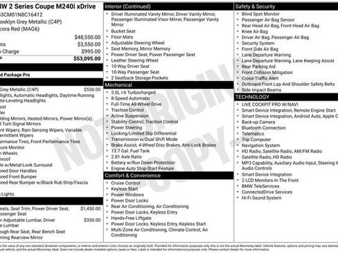 Used 2022 BMW M240i xDrive Coupe image 34