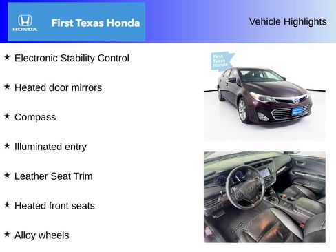 Used 2015 Toyota Avalon XLE Touring image 10