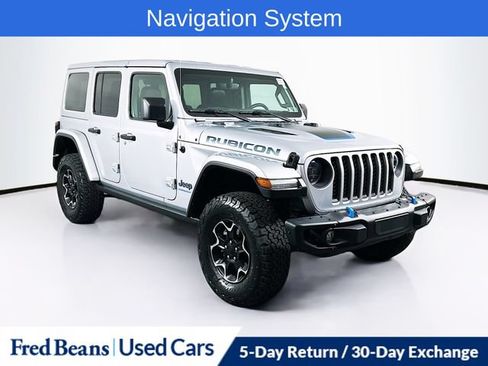 Used 2023 Jeep Wrangler Unlimited Rubicon 4xe w/ Steel Bumper Group AWD/4WD image 1