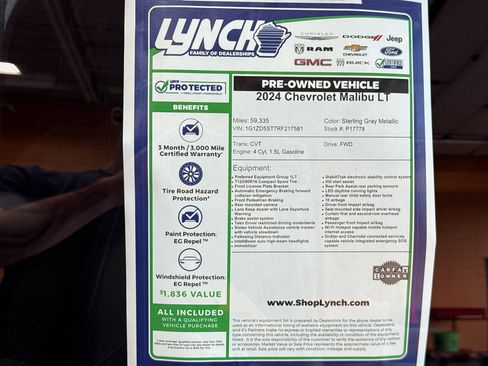 Used 2024 Chevrolet Malibu LT FWD image 33