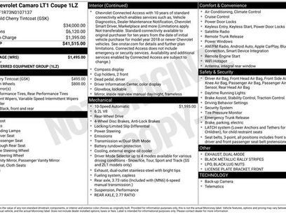 Used 2022 Chevrolet Camaro LT w/ RS Package