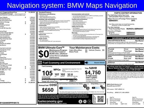 Used 2023 BMW i4 eDrive35 w/ Premium Package RWD image 4