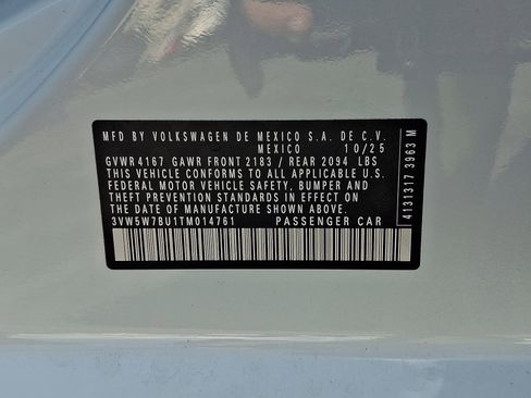 New 2026 Volkswagen Jetta S image 11