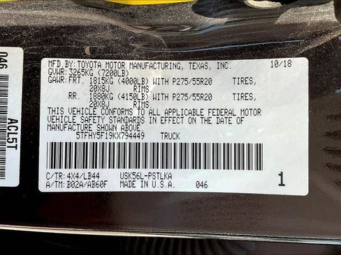 Used 2019 Toyota Tundra Limited image 34