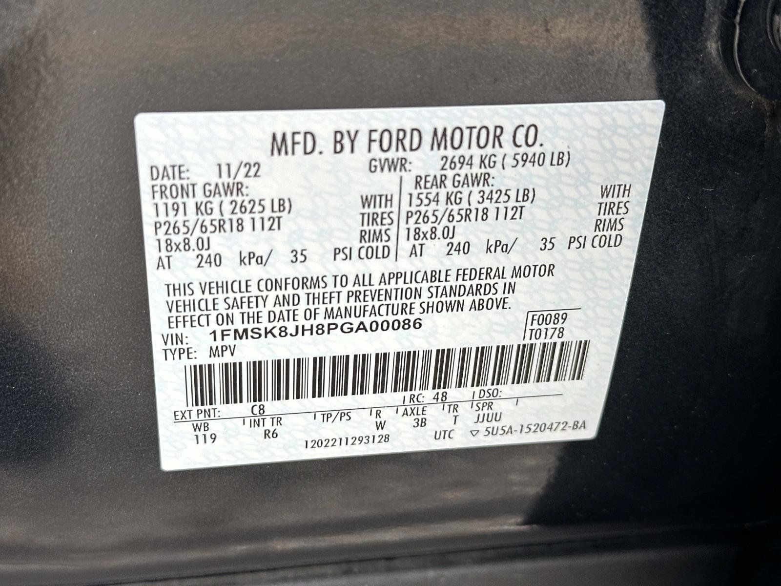 Used 2023 Ford Explorer Timberline w/ Timberline Technology Package AWD/4WD image 19