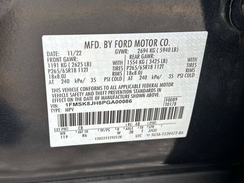 Used 2023 Ford Explorer Timberline w/ Timberline Technology Package AWD/4WD image 19