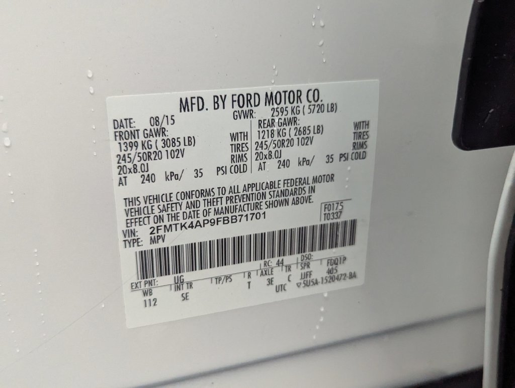 Used 2015 Ford Edge Sport w/ Equipment Group 401A AWD/4WD image 30