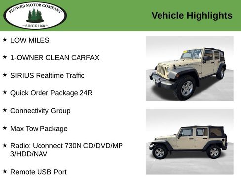 Used 2012 Jeep Wrangler Unlimited Rubicon w/ Connectivity Group AWD/4WD image 5