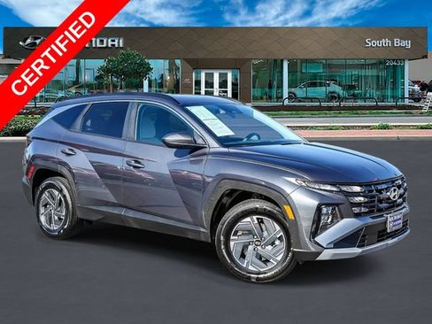 Certified 2025 Hyundai Tucson Blue AWD/4WD image 1