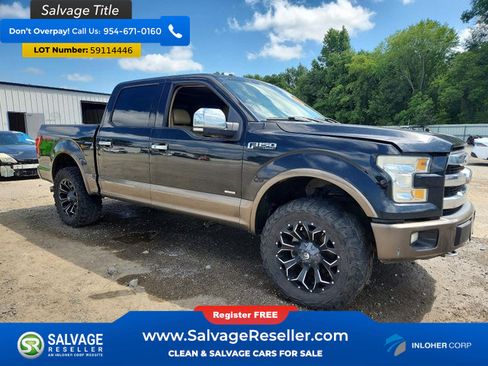 Used 2015 Ford F150 Lariat AWD/4WD image 5