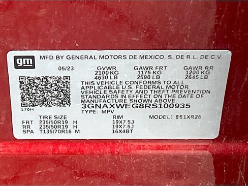Used 2024 Chevrolet Equinox RS w/ RS Leather Package AWD/4WD image 32