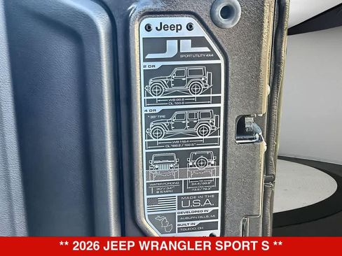 New 2026 Jeep Wrangler Unlimited Sport AWD/4WD image 43