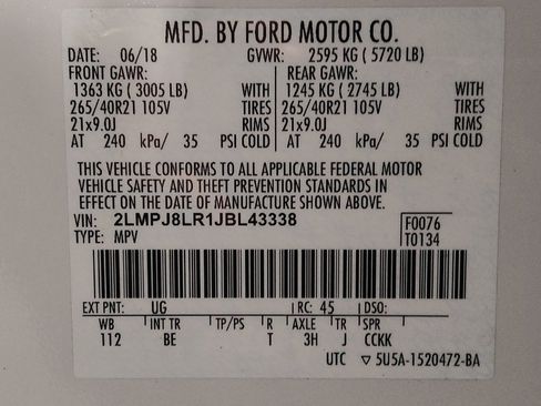 Used 2018 Lincoln MKX Reserve w/ Driver Assistance Package image 33