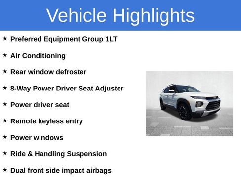 Certified 2023 Chevrolet TrailBlazer LT FWD image 3