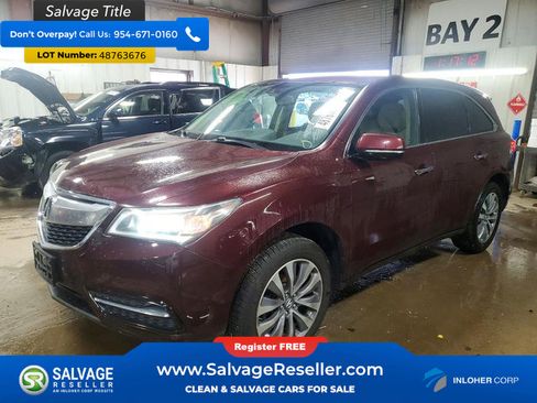 Used 2014 Acura MDX SH-AWD w/ Tech & Entertainment image 1