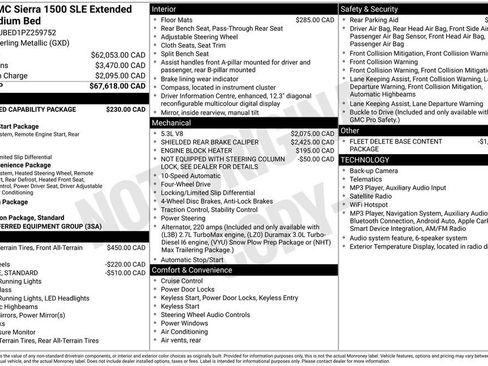 Used 2023 GMC Sierra 1500 SLE w/ Enhanced Capability Package AWD/4WD image 2