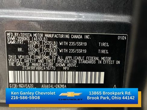 Used 2024 Toyota RAV4 XLE Premium w/ Weather Package AWD/4WD image 9