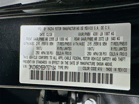 Certified 2025 MAZDA CX-30 AWD 2.5 S w/ Preferred Package image 9