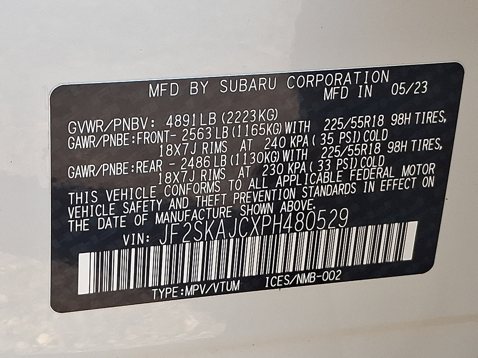 Certified 2023 Subaru Forester Sport AWD/4WD image 29