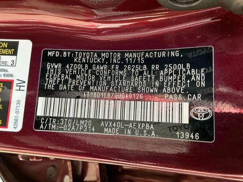 Used 2016 Toyota Avalon Limited w/ Toyota Safety Sense Package image 38