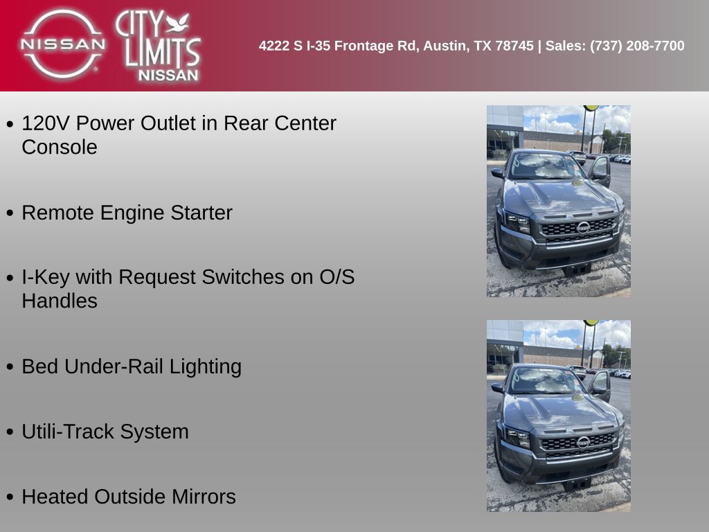 Used 2026 Nissan Frontier SV w/ SV Convenience Package AWD/4WD image 5