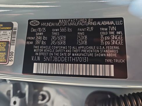 New 2026 Hyundai Santa Cruz SEL AWD/4WD image 33