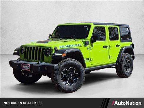 Used 2021 Jeep Wrangler Unlimited Rubicon 4xe w/ Cold Weather Group AWD/4WD image 1
