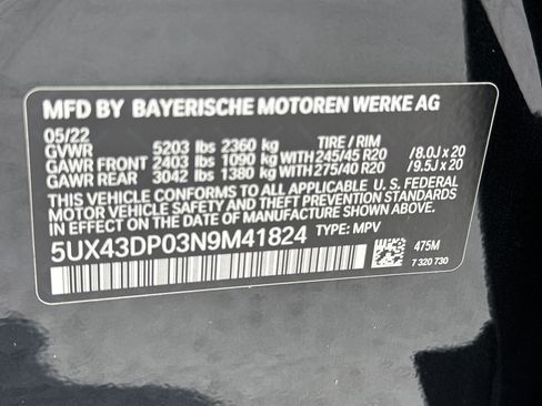 Used 2022 BMW X3 sDrive30i w/ M Sport Package 2 RWD image 31