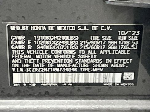 Used 2024 Honda HR-V EX-L image 31