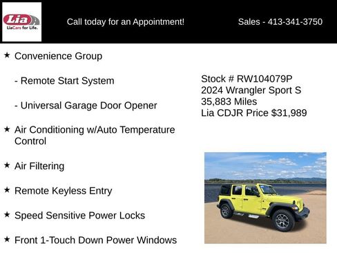 Used 2024 Jeep Wrangler Unlimited Sport AWD/4WD image 21