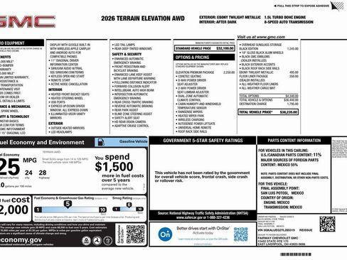New 2026 GMC Terrain Elevation w/ Elevation Premium Package image 4