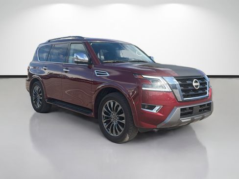 Used 2024 Nissan Armada Platinum w/ Captain's Chairs Package image 1