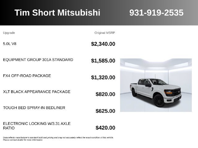 Used 2025 Ford F150 XLT w/ Equipment Group 301A Standard AWD/4WD image 7