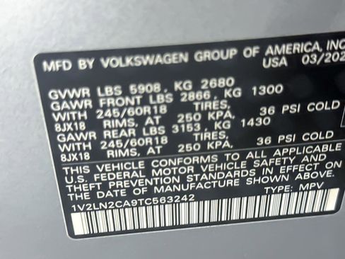 New 2026 Volkswagen Atlas SE image 28