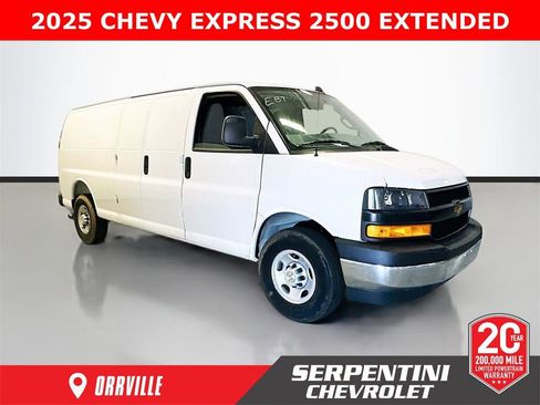 New 2025 Chevrolet Express 2500 Extended w/ Driver Convenience Package RWD image 1