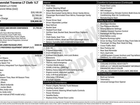 Used 2018 Chevrolet Traverse LT image 13