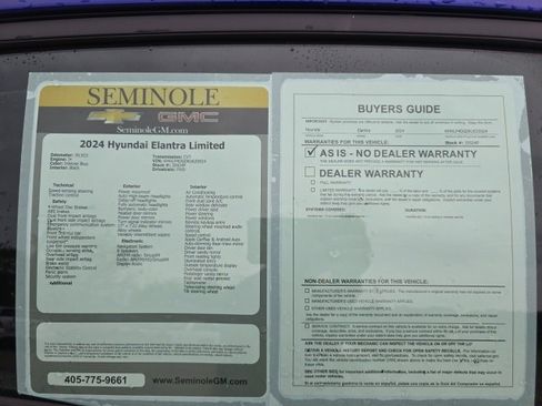 Used 2024 Hyundai Elantra Limited image 37