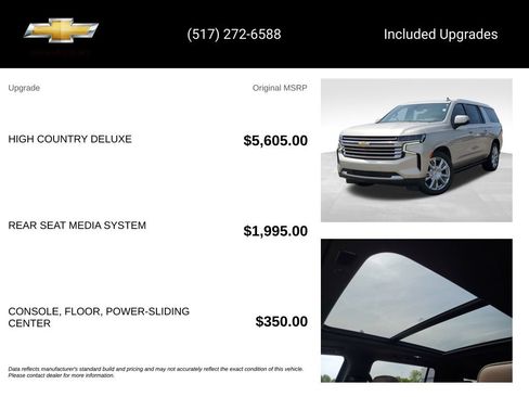 Certified 2021 Chevrolet Suburban High Country AWD/4WD image 15