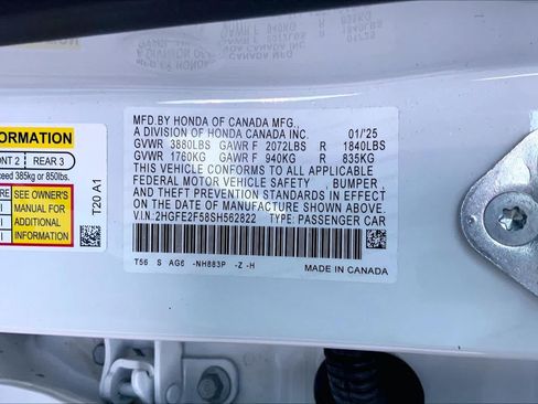 Used 2025 Honda Civic Sport image 34