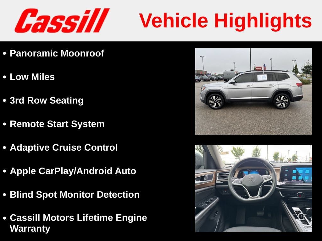 Used 2024 Volkswagen Atlas SE FWD image 7