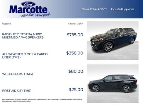 Used 2023 Toyota Highlander XLE AWD/4WD image 4