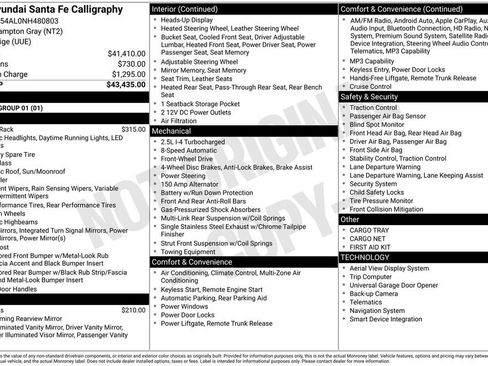 Used 2022 Hyundai Santa Fe Calligraphy FWD image 7