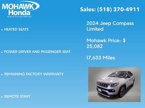 Used 2024 Jeep Compass Limited AWD/4WD image 14