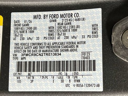 Used 2026 Ford Bronco Sport Outer Banks AWD/4WD image 36