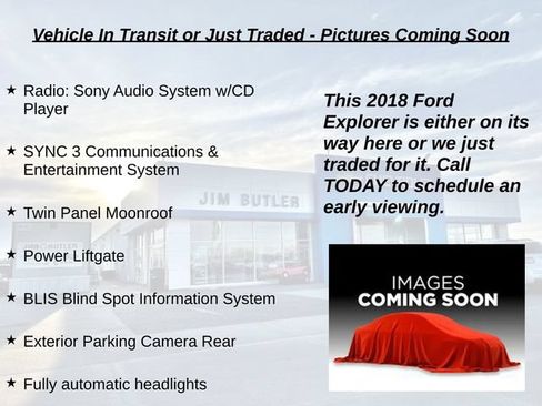 Used 2018 Ford Explorer Limited w/ Equipment Group 301A AWD/4WD image 3