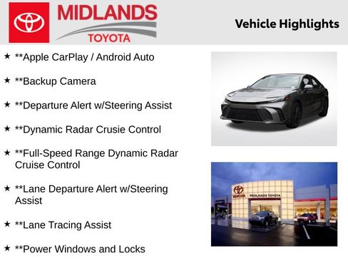 Used 2026 Toyota Camry SE w/ Multimedia Upgrade Package FWD image 2