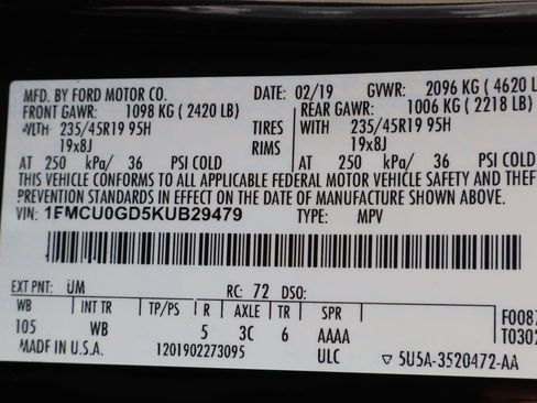 Used 2019 Ford Escape SE FWD image 32