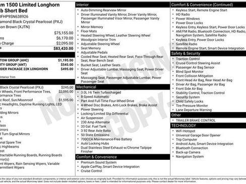 New 2025 RAM 1500 Limited w/ Trailer Tow Group AWD/4WD image 15