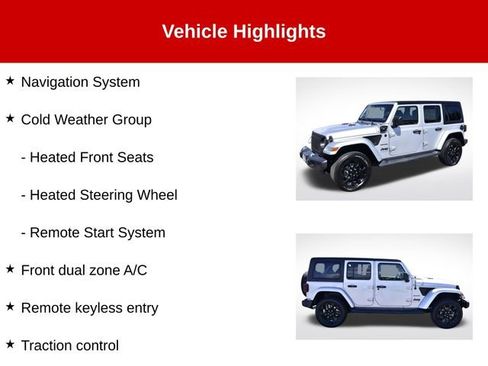 Used 2023 Jeep Wrangler Unlimited Sahara w/ Cold Weather Group AWD/4WD image 9